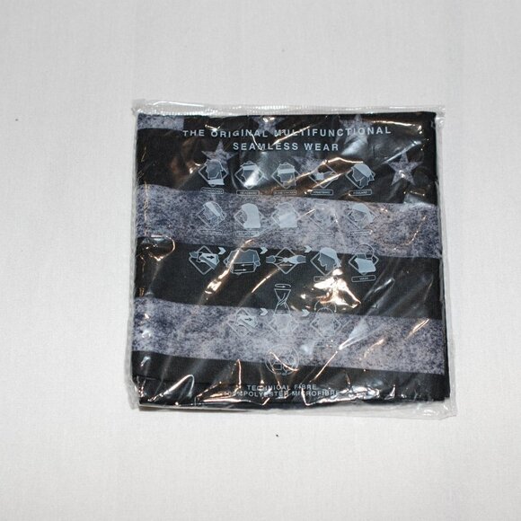 Mens Motorcycle Tube Face Mask American Flag Multi-functional Seamless Bandana - Picture 2 of 6